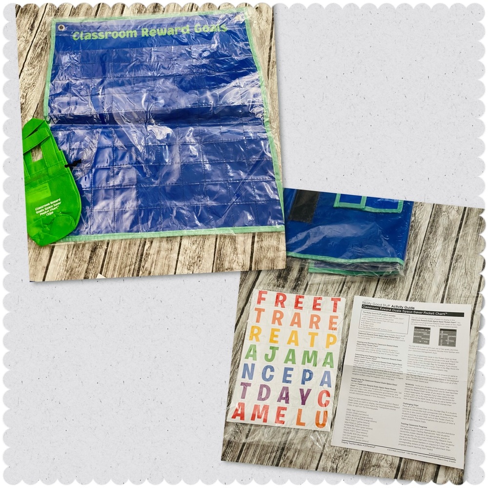 Really good stuff reward goals pocket chart